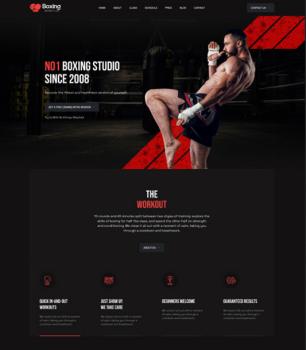 JA Boxing - Gym Fitness Boxing Studio Joomla template
